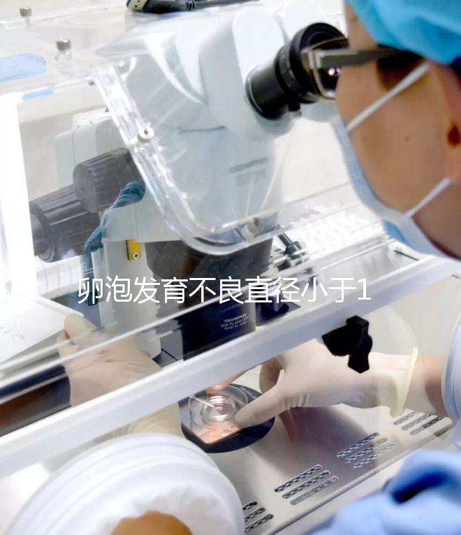 卵泡發育不良直徑小于18mm，5種方法提高卵子質量