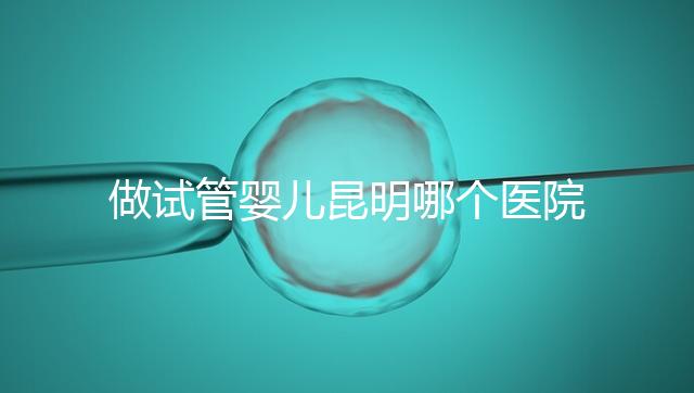 做試管嬰兒昆明哪個醫(yī)院好一點呢