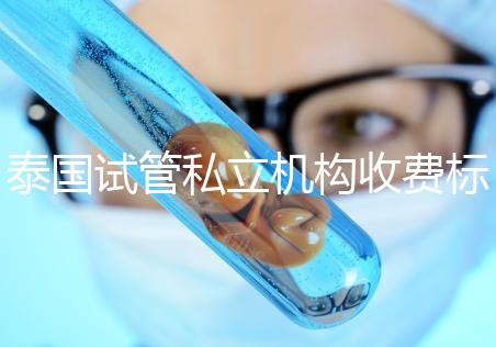 泰國試管私立機構收費標準公開，收費透明，可靠