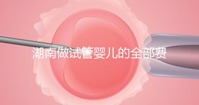 湖南做試管嬰兒的全部費用大概是多少錢？附湖南試管嬰兒醫院排名一覽！