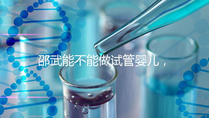 邵武能不能做試管嬰兒，做一次成功率有多高？