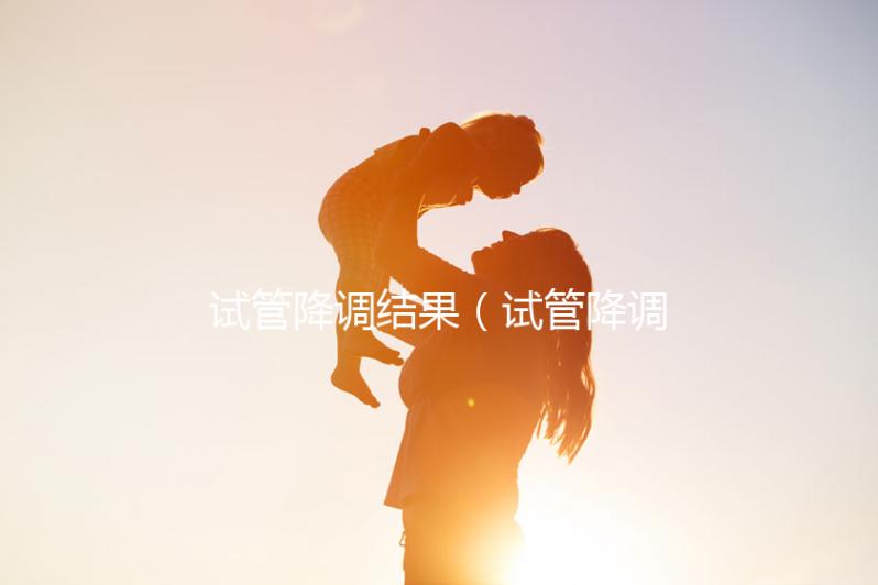 試管降調(diào)結(jié)果（試管降調(diào)成功的指標(biāo)）