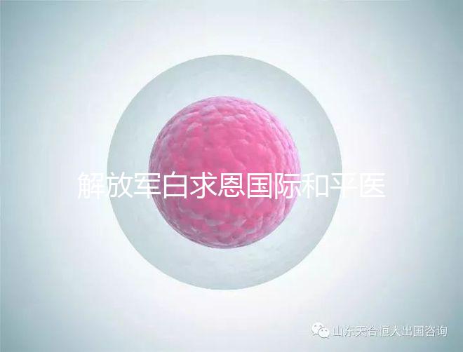 解放軍白求恩國際和平醫院(中國人民解放軍白求恩國際和平醫院)