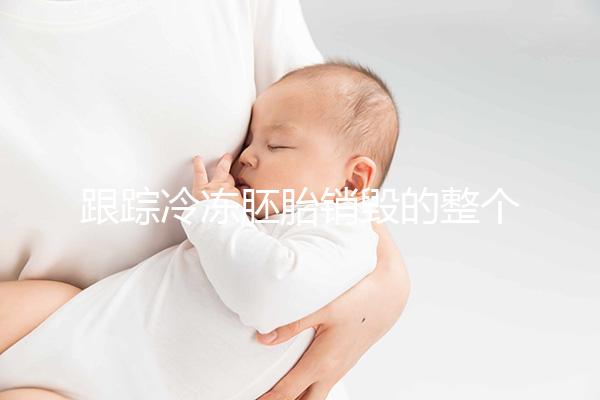 跟蹤冷凍胚胎銷毀的整個過程,簽署知情同意書只是第一步