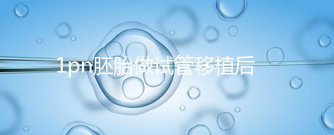 1pn胚胎做試管移植后要做羊水穿刺嗎？來看詳細解答